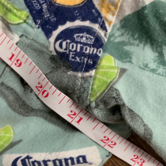 Newport Blue Corona Extra Hawaiian tropical shirt beer vacation men’s sz L EUC - Picture 8 of 10